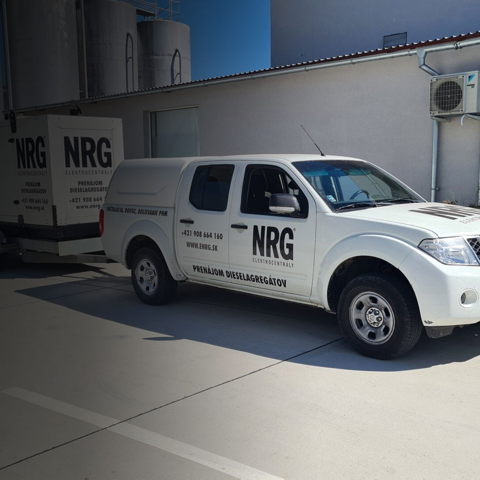 Požičanie elektrocentrály