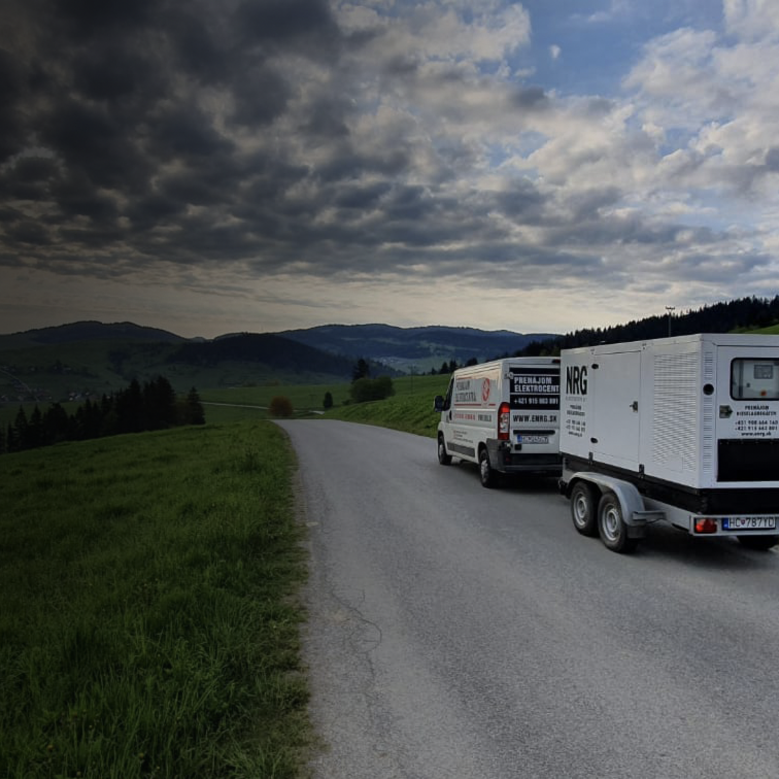 Prenájom elektrocentrál